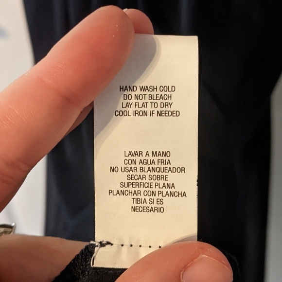 NWT‎ City Triangles Navy Blue Tie Waist Semi-Formal Homecoming Dress Size Large - Picture 10 of 10